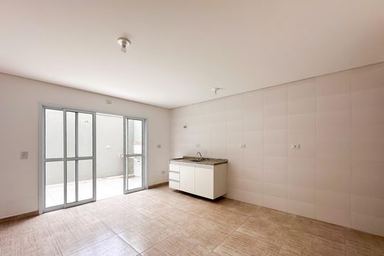 Cozinha de apartamento à venda com 2 quartos, 51m² em Jardim Copacabana, São Bernardo do Campo