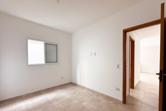 Suíte  de apartamento à venda com 2 quartos, 51m² em Jardim Copacabana, São Bernardo do Campo