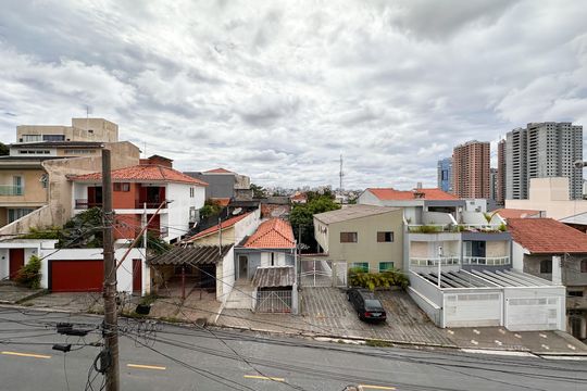 Vista da suíte  de apartamento à venda com 2 quartos, 51m² em Jardim Copacabana, São Bernardo do Campo