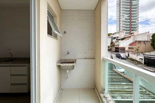 Sacada de apartamento à venda com 2 quartos, 51m² em Jardim Copacabana, São Bernardo do Campo