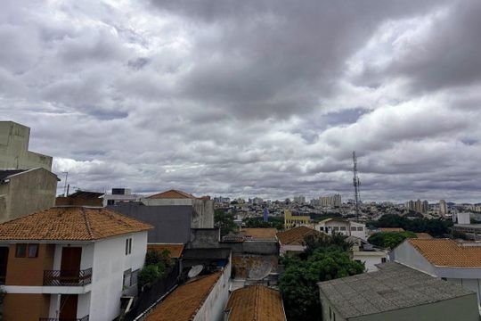 Suíte - Vista  de apartamento à venda com 2 quartos, 48m² em Jardim Copacabana, São Bernardo do Campo