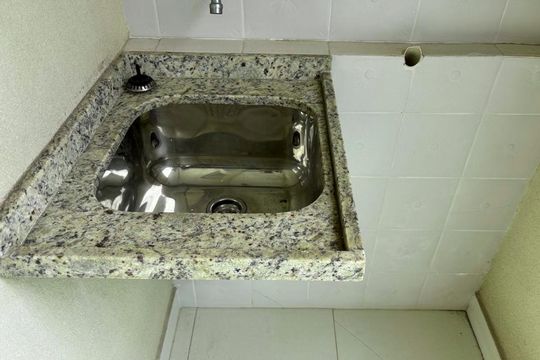 Varanda da Sala ( área de serviço)  de apartamento à venda com 2 quartos, 48m² em Jardim Copacabana, São Bernardo do Campo