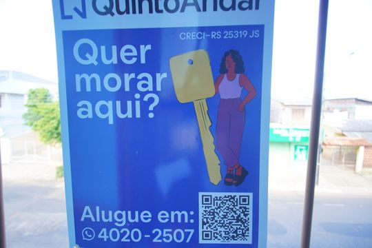 placa de casa para alugar com 2 quartos, 60m² em Campina, São Leopoldo