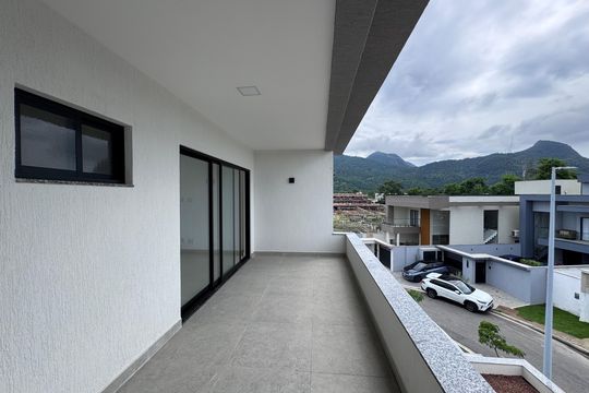Suíte 3 - Varanda de apartamento à venda com 3 quartos, 240m² em Vargem Pequena, Rio de Janeiro