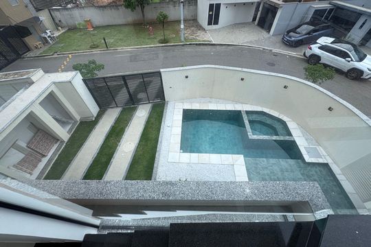 Suíte 2 - Varanda - Vista de apartamento à venda com 3 quartos, 240m² em Vargem Pequena, Rio de Janeiro