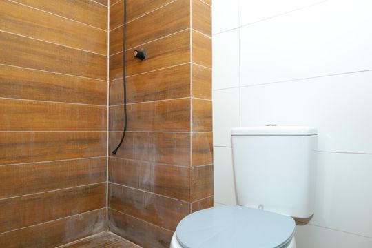 Banheiro de apartamento à venda com 2 quartos, 35m² em Vila Campanela, São Paulo