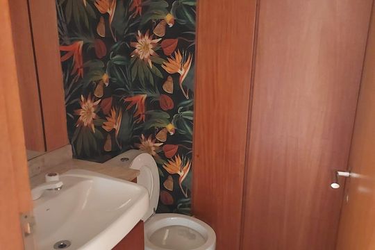 Banheiro de apartamento para alugar com 3 quartos, 100m² em Jardim Ampliacao, São Paulo