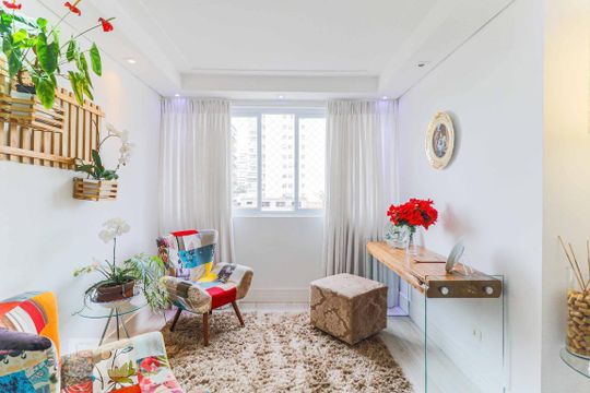 Sala de apartamento à venda com 2 quartos, 106m² em Santo Amaro, São Paulo