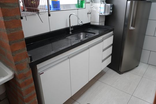 Cozinha de apartamento à venda com 3 quartos, 73m² em Mooca, São Paulo