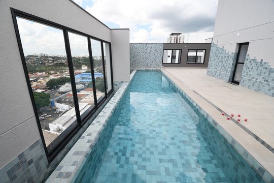 Área comum - Piscina de apartamento à venda com 2 quartos, 55m² em Taquaral, Campinas