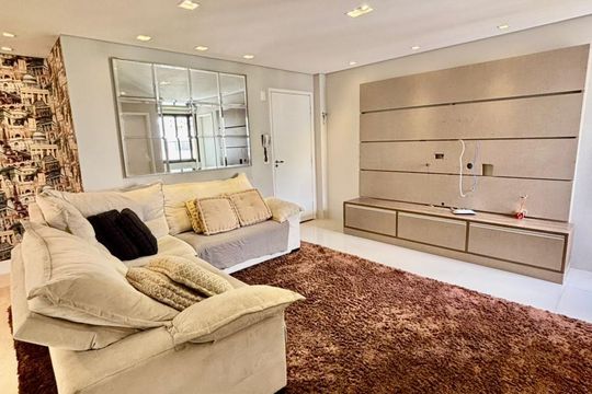 Sala de apartamento à venda com 4 quartos, 253m² em Chácara Agrindus, Taboão da Serra