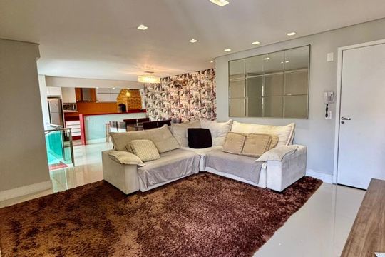 Sala de apartamento à venda com 4 quartos, 253m² em Chácara Agrindus, Taboão da Serra
