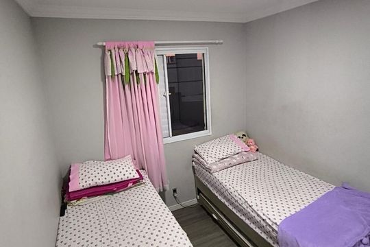 Quarto de apartamento à venda com 2 quartos, 51m² em Vila Nogueira, Diadema