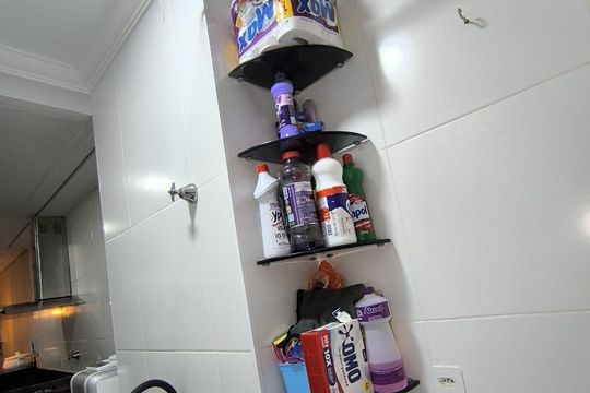 Área de serviço de apartamento à venda com 2 quartos, 51m² em Vila Nogueira, Diadema