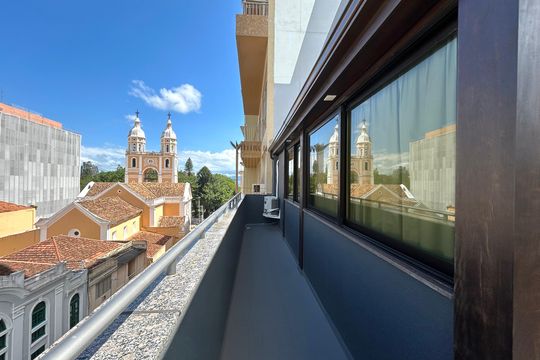 Varanda da Sala de apartamento para alugar com 1 quarto, 102m² em Centro, Florianópolis