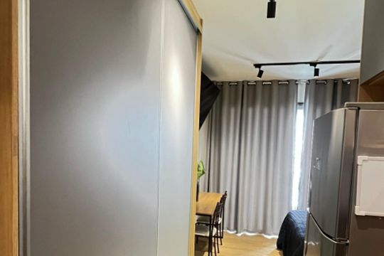 Cozinha de kitnet/studio à venda com 1 quarto, 26m² em Vila Clementino, São Paulo