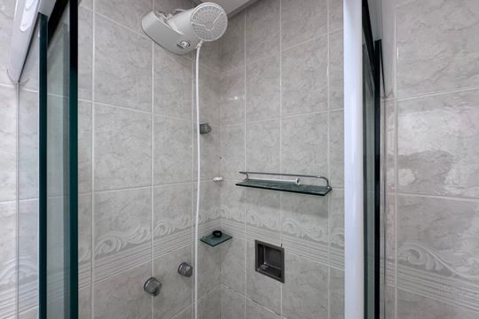 Banheiro Social de apartamento à venda com 3 quartos, 183m² em Recreio dos Bandeirantes, Rio de Janeiro