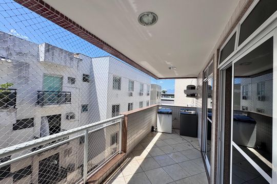 Varanda de apartamento à venda com 3 quartos, 183m² em Recreio dos Bandeirantes, Rio de Janeiro