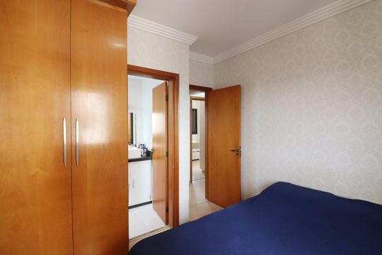 Quarto 1 - Suíte de apartamento à venda com 3 quartos, 101m² em Baeta Neves, São Bernardo do Campo