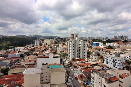 Sala Vista  de apartamento à venda com 3 quartos, 101m² em Baeta Neves, São Bernardo do Campo