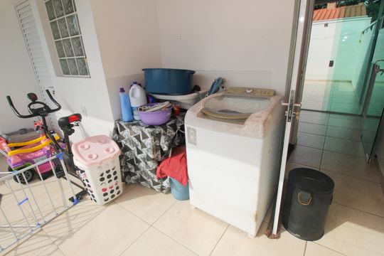 Área de Serviço de apartamento à venda com 2 quartos, 100m² em Jardim Santo Alberto, Santo André