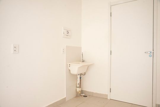 Cozinha de apartamento à venda com 1 quarto, 27m² em Planalto Paulista, São Paulo