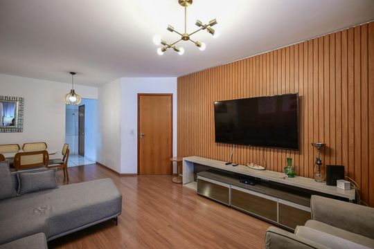 Sala de Tv de apartamento à venda com 3 quartos, 112m² em Chácara Agrindus, Taboão da Serra