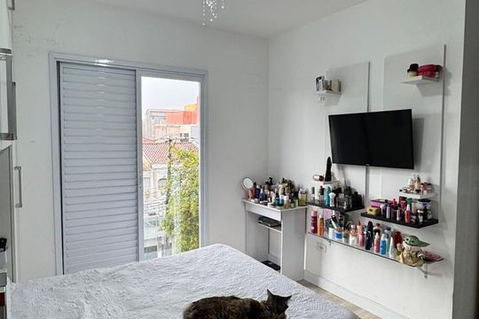 Quarto de apartamento à venda com 3 quartos, 150m² em Vila América, Santo André
