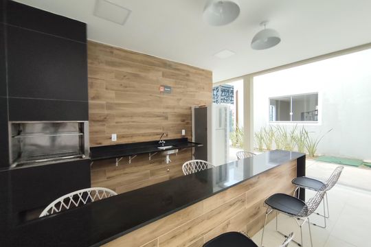 Área comum - Churrasqueira de apartamento à venda com 2 quartos, 66m² em Residencial Villa Garden, Campinas