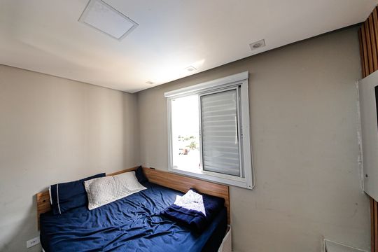 Quarto 2 de apartamento à venda com 2 quartos, 50m² em Vila Antonieta, São Paulo