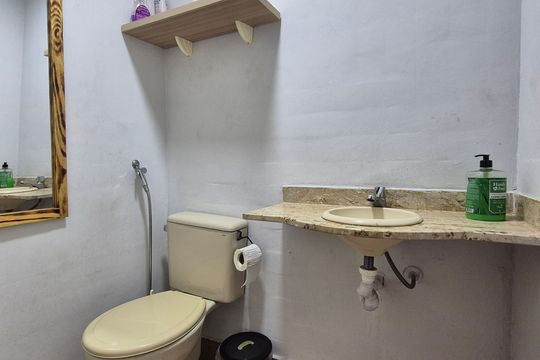 Lavabo  de casa de condomínio à venda com 3 quartos, 145m² em Recreio dos Bandeirantes, Rio de Janeiro