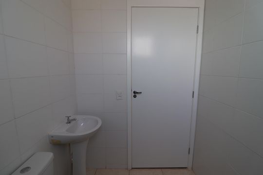 Banheiro de apartamento para alugar com 2 quartos, 75m² em Residencial Parque dos Servidores, Ribeirão Preto