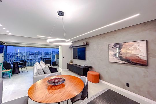 Sala de Jantar de apartamento à venda com 2 quartos, 79m² em Chácara Seis de Outubro, São Paulo