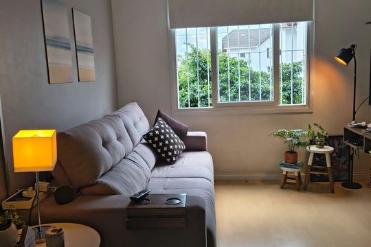 Sala de apartamento à venda com 2 quartos, 60m² em Vila Nova, Novo Hamburgo