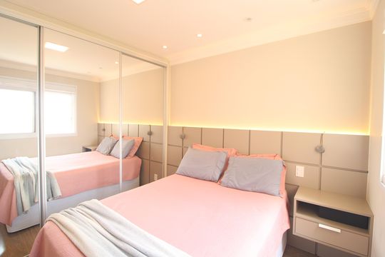 Quarto 2 de apartamento para alugar com 2 quartos, 63m² em Campininha, São Paulo