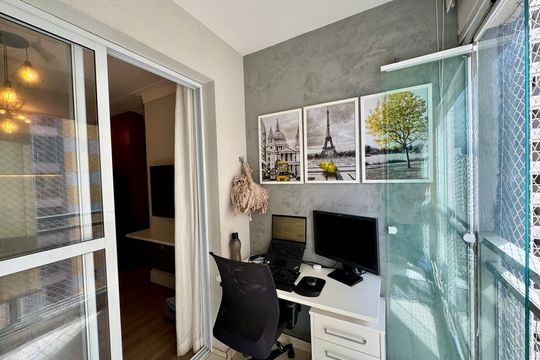 Varanda da Sala de apartamento à venda com 2 quartos, 59m² em Picanço, Guarulhos