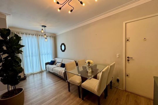 Sala de apartamento à venda com 2 quartos, 59m² em Picanço, Guarulhos