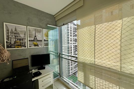 Varanda da Sala de apartamento à venda com 2 quartos, 59m² em Picanço, Guarulhos