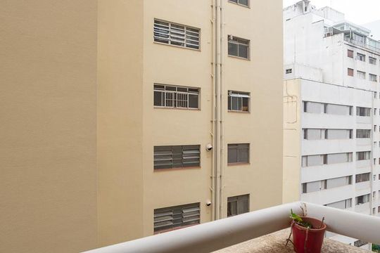 Varanda de kitnet/studio para alugar com 1 quarto, 31m² em Perdizes, São Paulo