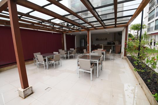 Área comum - Churrasqueira de apartamento à venda com 3 quartos, 117m² em Taquaral, Campinas
