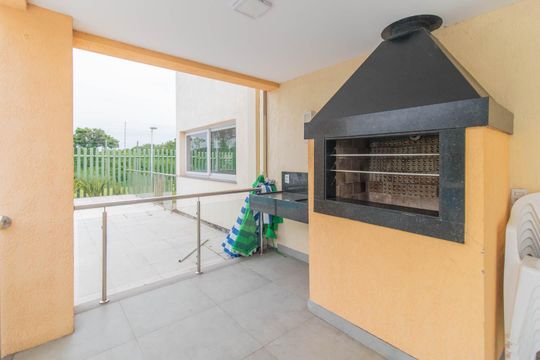 Área comum - Churrasqueira de casa de condomínio à venda com 3 quartos, 120m² em Cavalhada, Porto Alegre