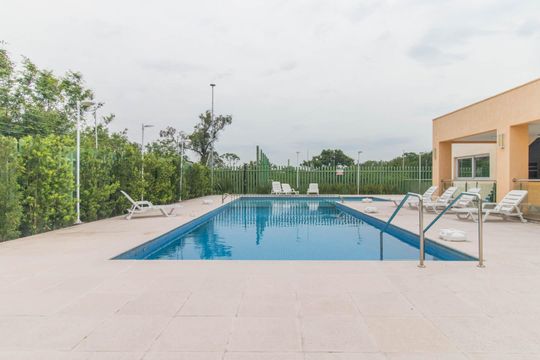 Área comum - Piscina de casa de condomínio à venda com 3 quartos, 120m² em Cavalhada, Porto Alegre