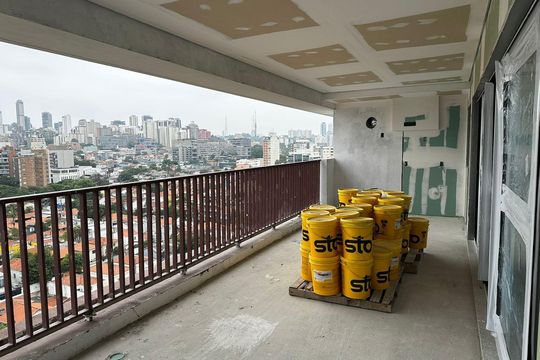 Varanda de apartamento à venda com 3 quartos, 164m² em Pinheiros, São Paulo
