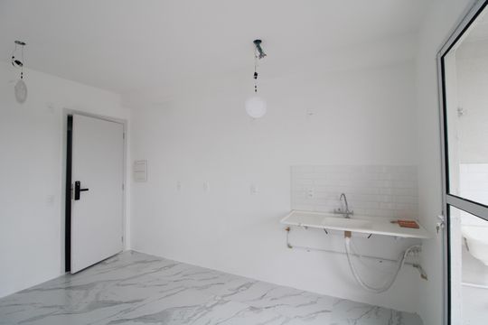 Cozinha de apartamento para alugar com 2 quartos, 44m² em Vila Socorro, São Paulo