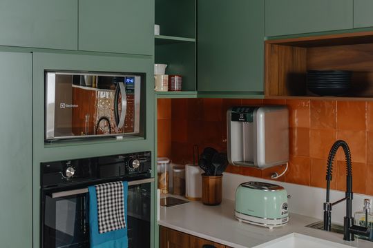 Cozinha de apartamento à venda com 3 quartos, 100m² em Jardim do Mar, São Bernardo do Campo