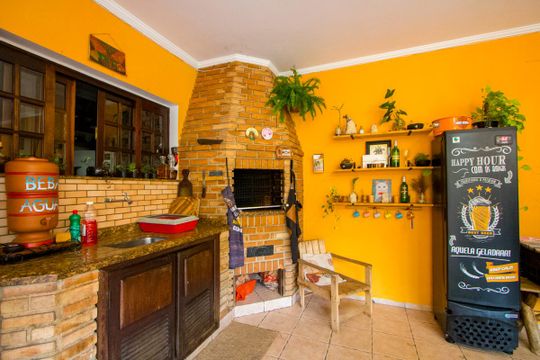 Quintal/Garagem/Espaço gourmet de casa para alugar com 6 quartos, 400m² em Campestre, Santo André