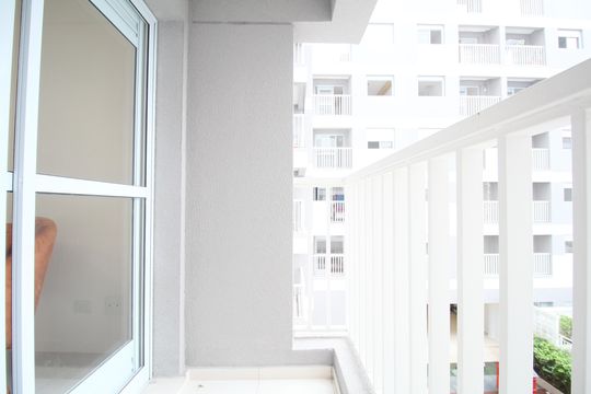 Varanda da Sala de apartamento para alugar com 1 quarto, 33m² em Portal do Morumbi, São Paulo