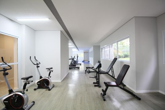 Área comum - Academia de apartamento para alugar com 1 quarto, 33m² em Portal do Morumbi, São Paulo