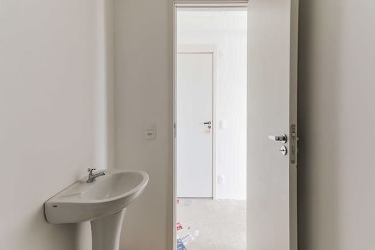 Banheiro de apartamento para alugar com 2 quartos, 38m² em Vila Lageado, São Paulo