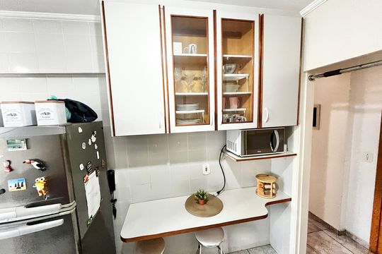 Cozinha de apartamento à venda com 2 quartos, 55m² em Vila Aurora (zona Norte), São Paulo